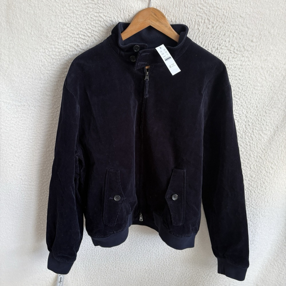 J Crew Harrington jacket in cotton corduroy Men's XL‎ Rich Navy - Picture 5 of 10